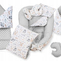 Baby 6pc Double-sided soft infant Cocoon Forest Friends