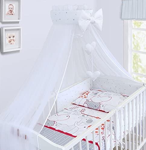 10pcs baby bedding set 100% cotton fit cot 120x60cm Zoo Red