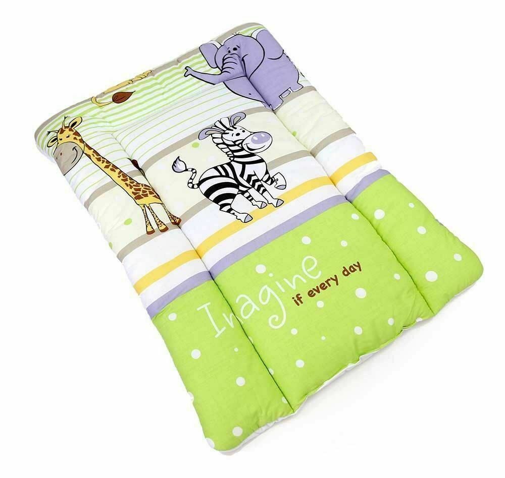 Baby 100% cotton changing mat child toddler Safari green