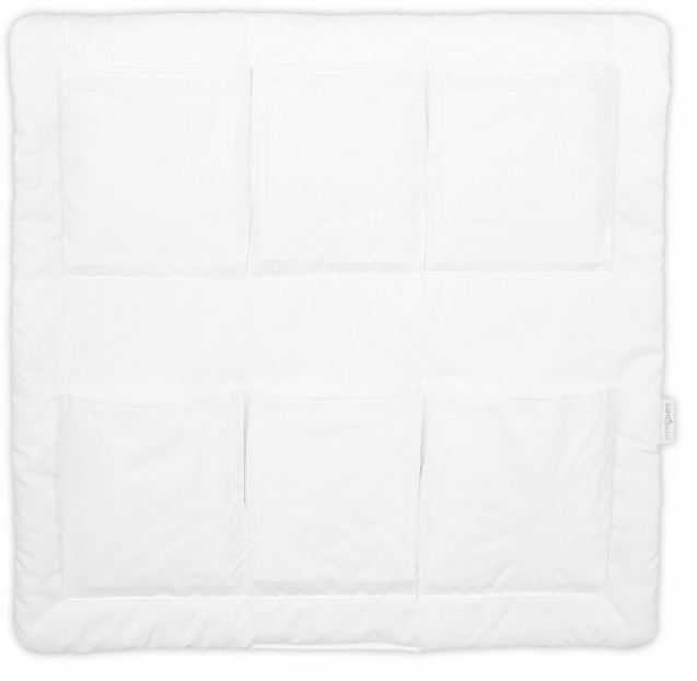 Cot Tidy Organiser Bed Nursery Hanging Storage 6 Pockets White