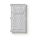 Bedding Set 3Pc Bumper All Around Pillowcase Duvet Cover Fit Cot 120x60cm Small White Stars