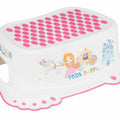 Baby Kids Step Stool Safe Non-Slip Toddlers Potty Training Princess White
