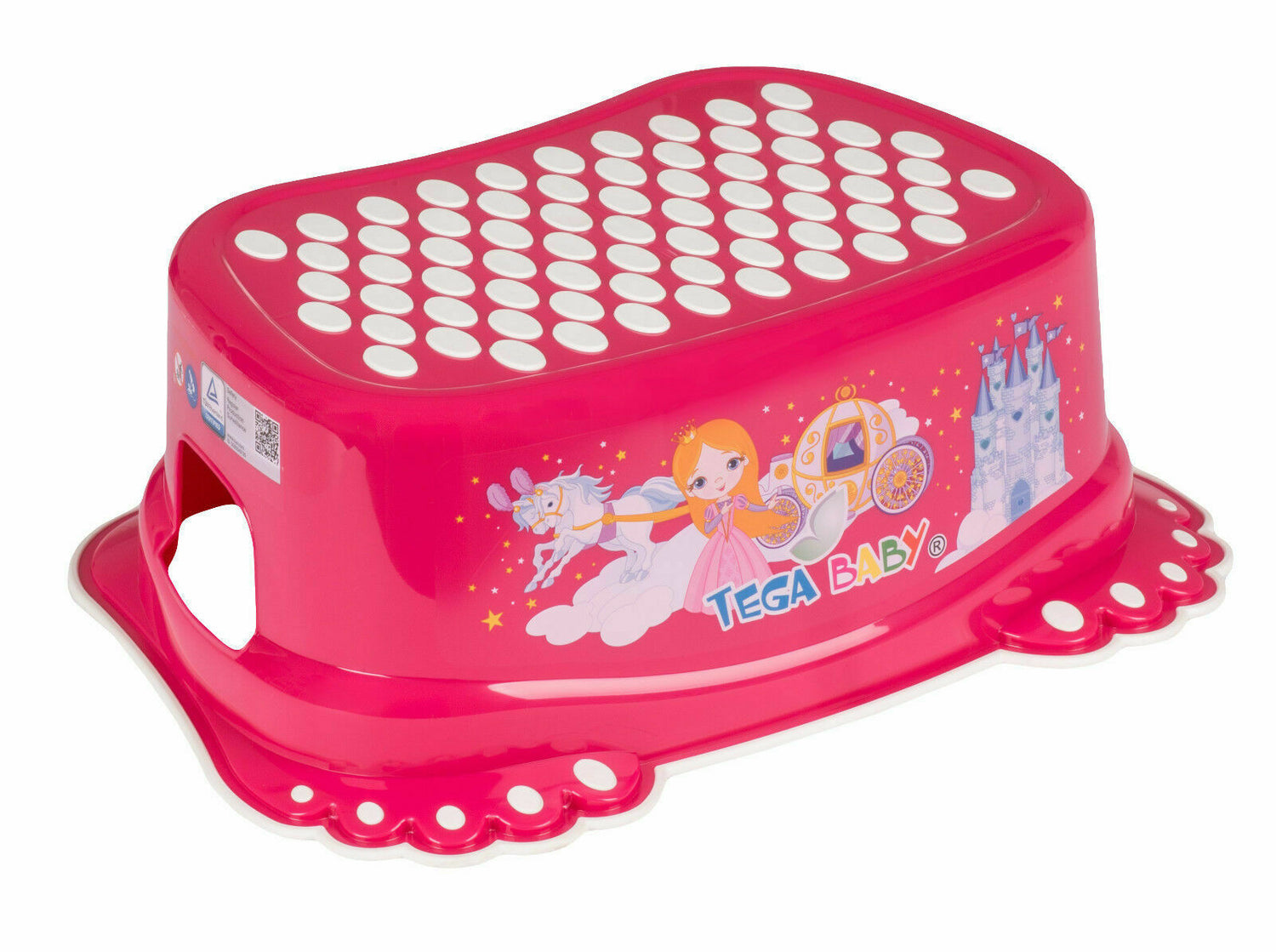 Baby Kids Step Stool Safe Non-Slip Toddlers Potty Training Princess Pink