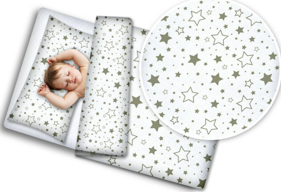 Baby bedding set 2pc fit Junior Bed 150x120cm pillowcase duvet cover -  Milky way - MyHappy Baby