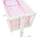 Baby 5Pc Bedding Set + Pillow Duvet Bumper Cover Nursery 70X80cm Bunny Pink