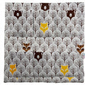 Cot Tidy Organiser Bed Nursery Hanging Storage 6 Pockets Fox In Forest Grey