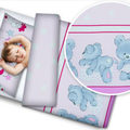 Bedding Set 2Pc Fit Junior Bed 150X120cm Pillowcase Duvet Cover Cuddle Bears Pink
