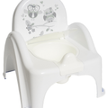 Baby Toilet Potty Chair With Melodies Toddler Kids Training Seat Owls White/Grey