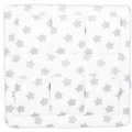 Cot Tidy Organiser Bed Nursery Hanging Storage 6 Pockets Big Grey Stars On White