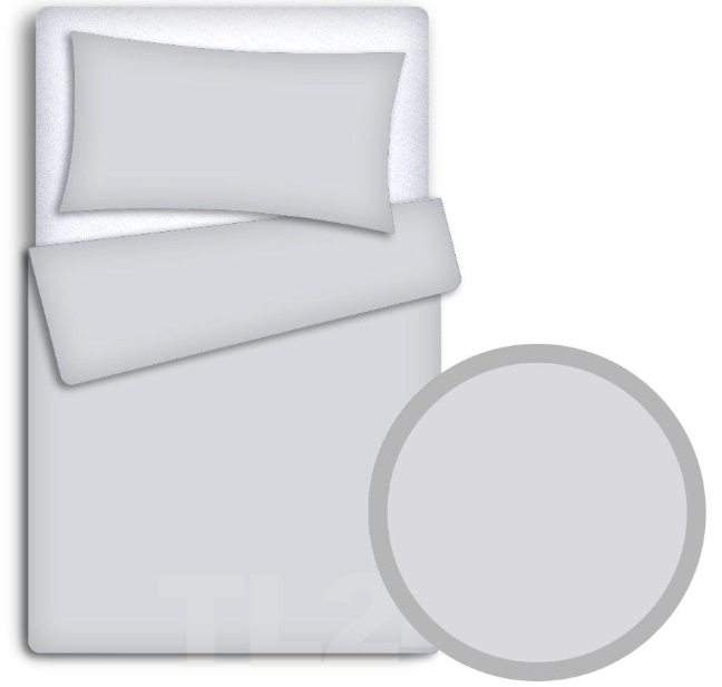 Baby Bedding Set 70X80cm Pillow Duvet 4Pc Fit Crib Grey