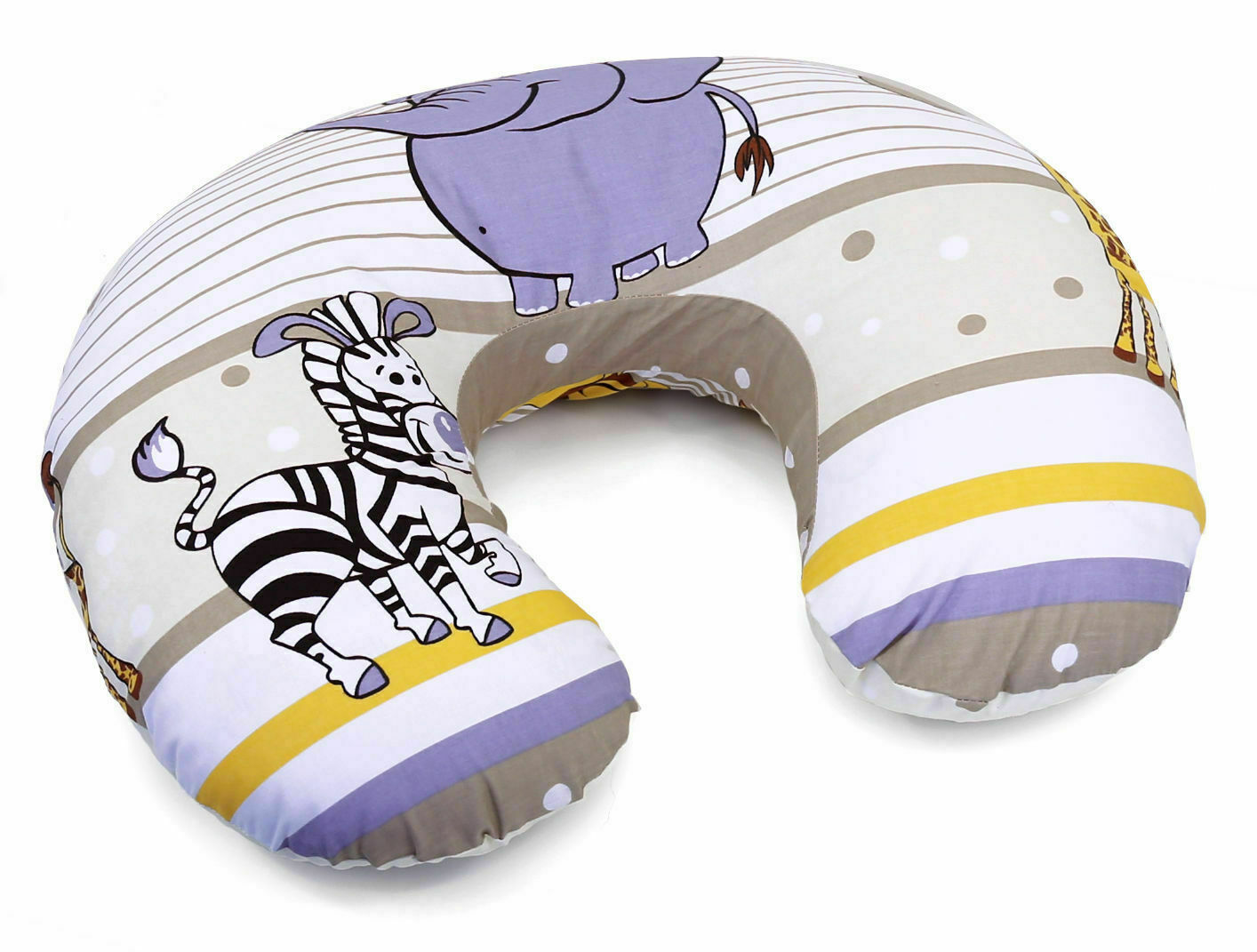 Cover Feeding Pillow Nursing Maternity Baby Breastfeeding Cotton Safari Beige - MyHappy Baby