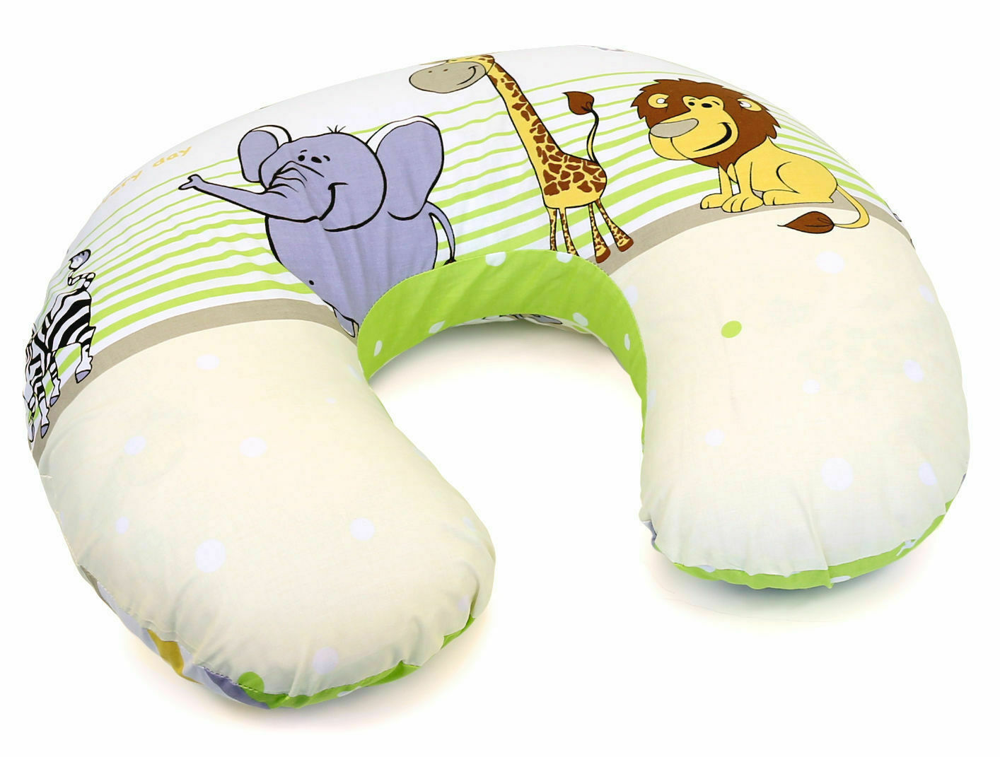Cover Feeding Pillow Nursing Maternity Baby Breastfeeding Cotton Safari Green - MyHappy Baby