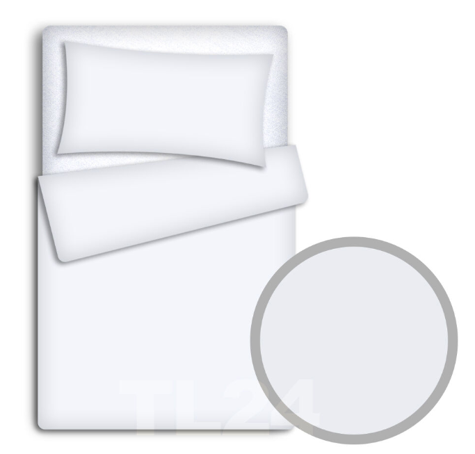 Baby Bedding Set 120X90 Pillowcase Duvet Cover 2Pc Fit Cot 120X60 White - MyHappy Baby