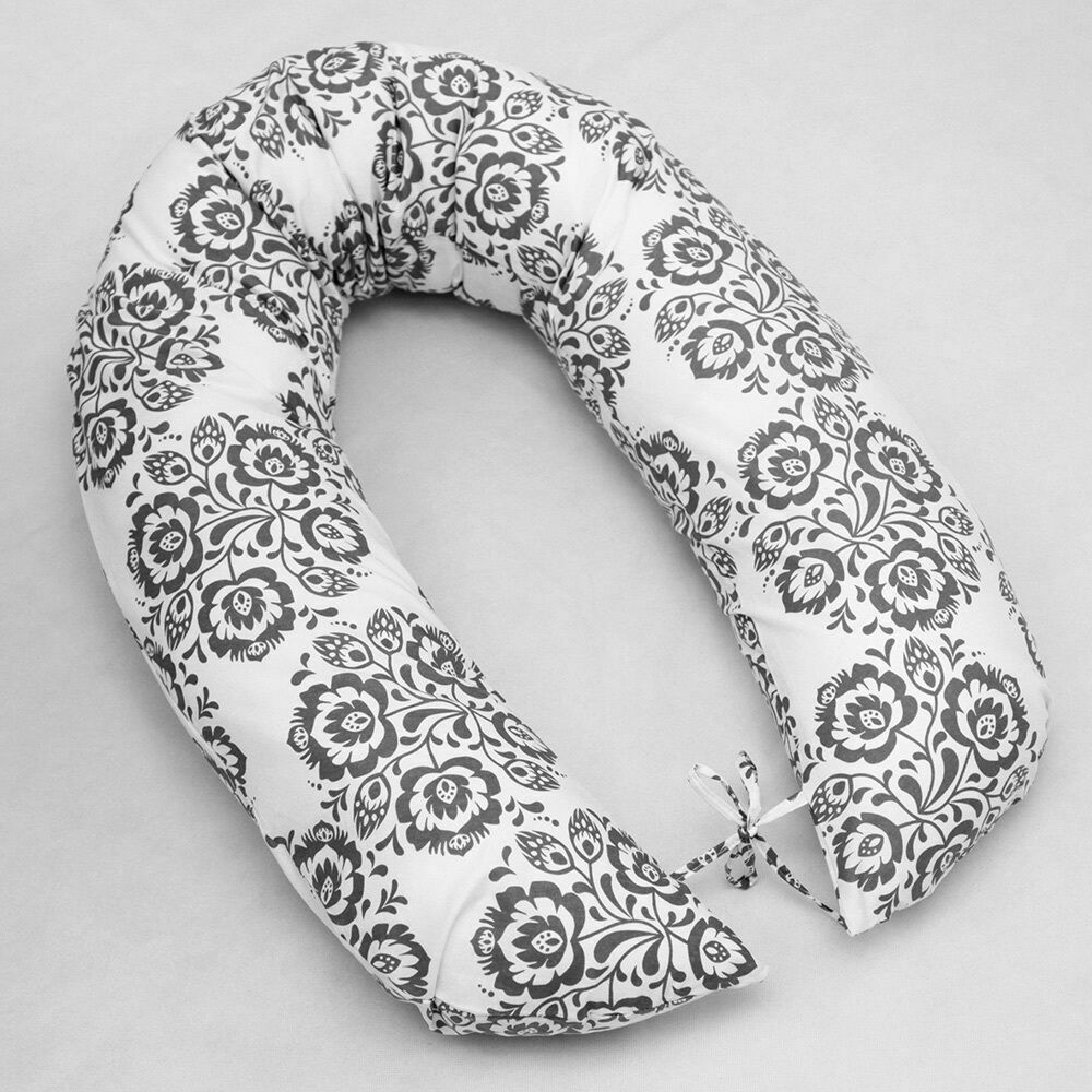 Large Breast Feeding Pillow + Cover Baby Pregnancy Maternity 170cm Folklore - MyHappy Baby