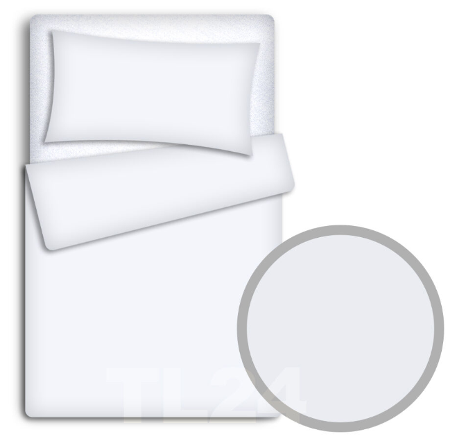 Baby Bedding Set 70X80cm Pillow Duvet 4Pc Fit Crib White