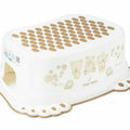 Baby Kids Step Stool Safe Non-Slip Toddlers Potty Training Bathroom Teddy White