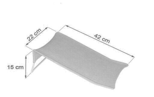 Baby Newborn Bath Pad Soft Seat Deckchair Safety Support For Bathing Teddy White