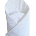 Baby Swaddle Wrap Newborn Bedding Blanket 100% Cotton Sleeping Bag White