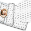 Baby bedding set 2pc 120x90 pillowcase duvet cover fit cot Royal