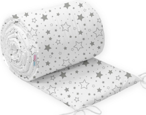 Bedding Set 3Pc Bumper All Around Pillowcase Duvet Cover Fit Cot 120X60 Milky Way