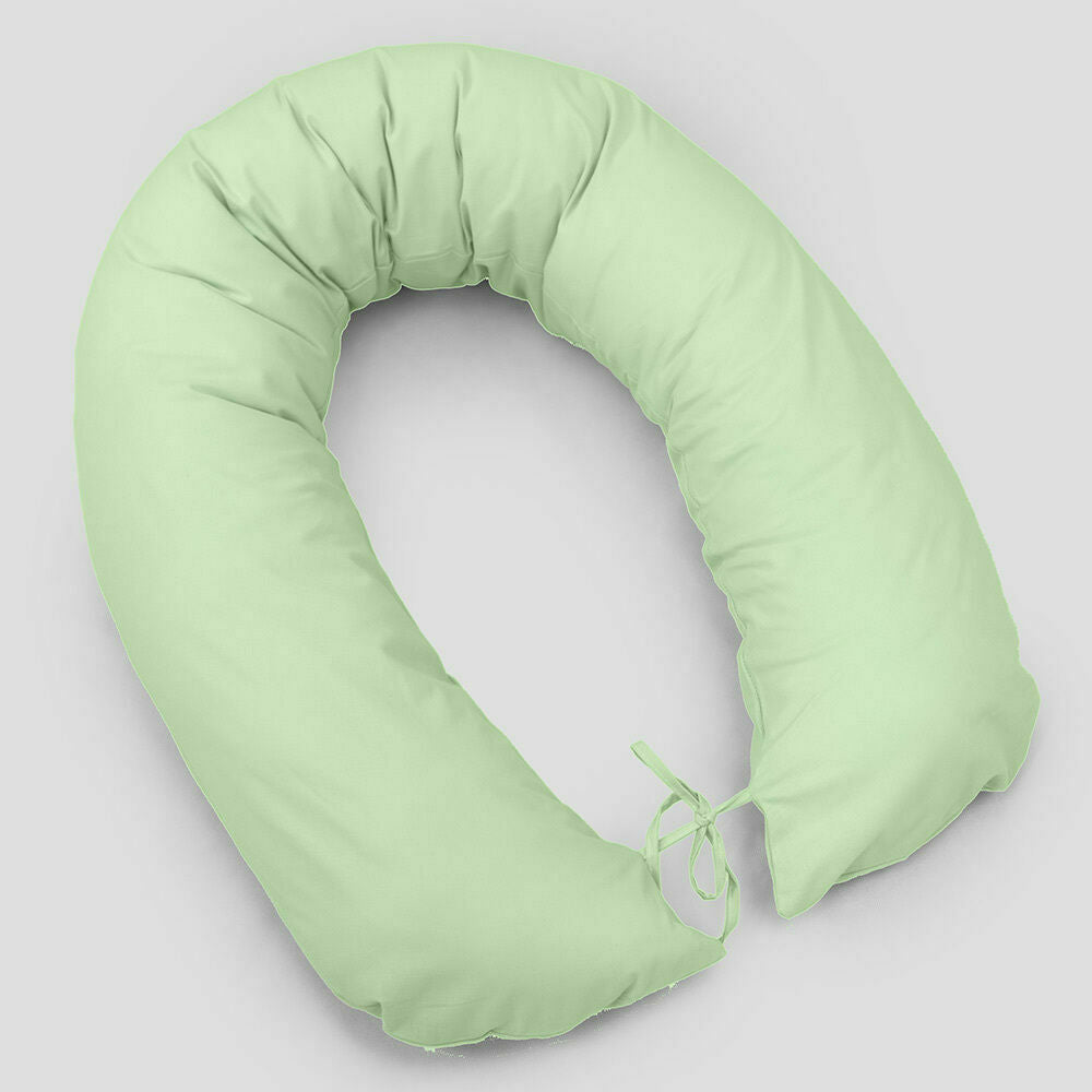 Large Breast Feeding Pillow Cotton Baby Nursing Maternity Pregnancy Green - MyHappy Baby