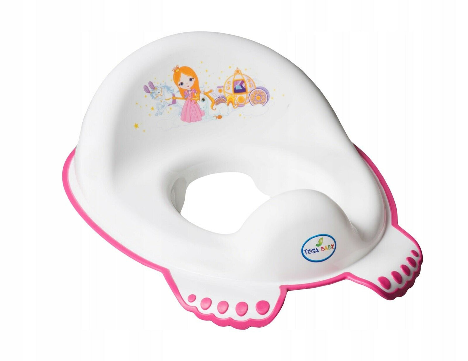 Toilet Training Seat Potty Toddler Girl Trainer Safe Anti-Slip Princess White