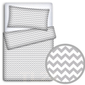 Baby Bedding Fit Crib Set 70X80cm Pillowcase Duvet Cover 2Pc Zig Zag