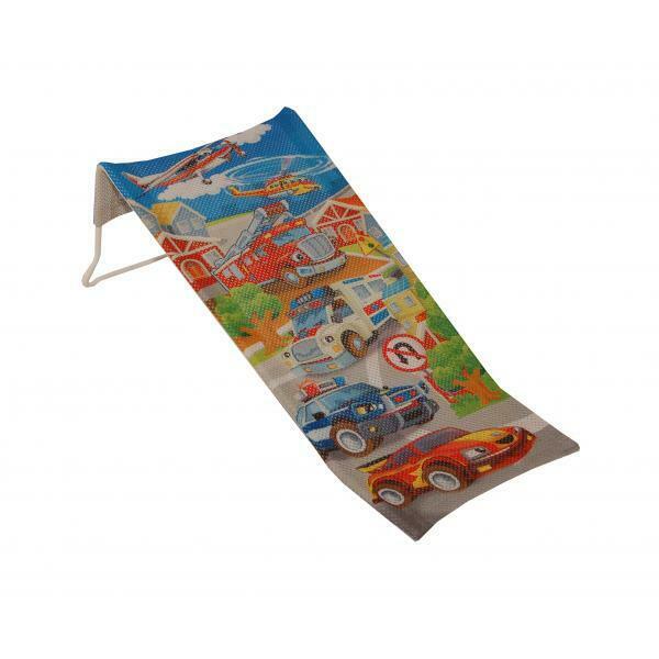 Baby Newborn Bath Pad Soft Seat Deckchair Safety Support For Bathing Cars Blue