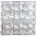 Cot Tidy Organiser Bed Nursery Hanging Storage 6 Pockets Owls Grey