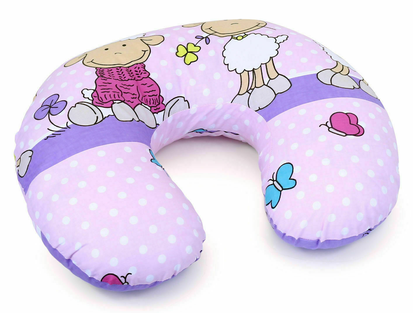 Cover Feeding Pillow Nursing Maternity Baby Breastfeeding Cotton Sheep Pink - MyHappy Baby