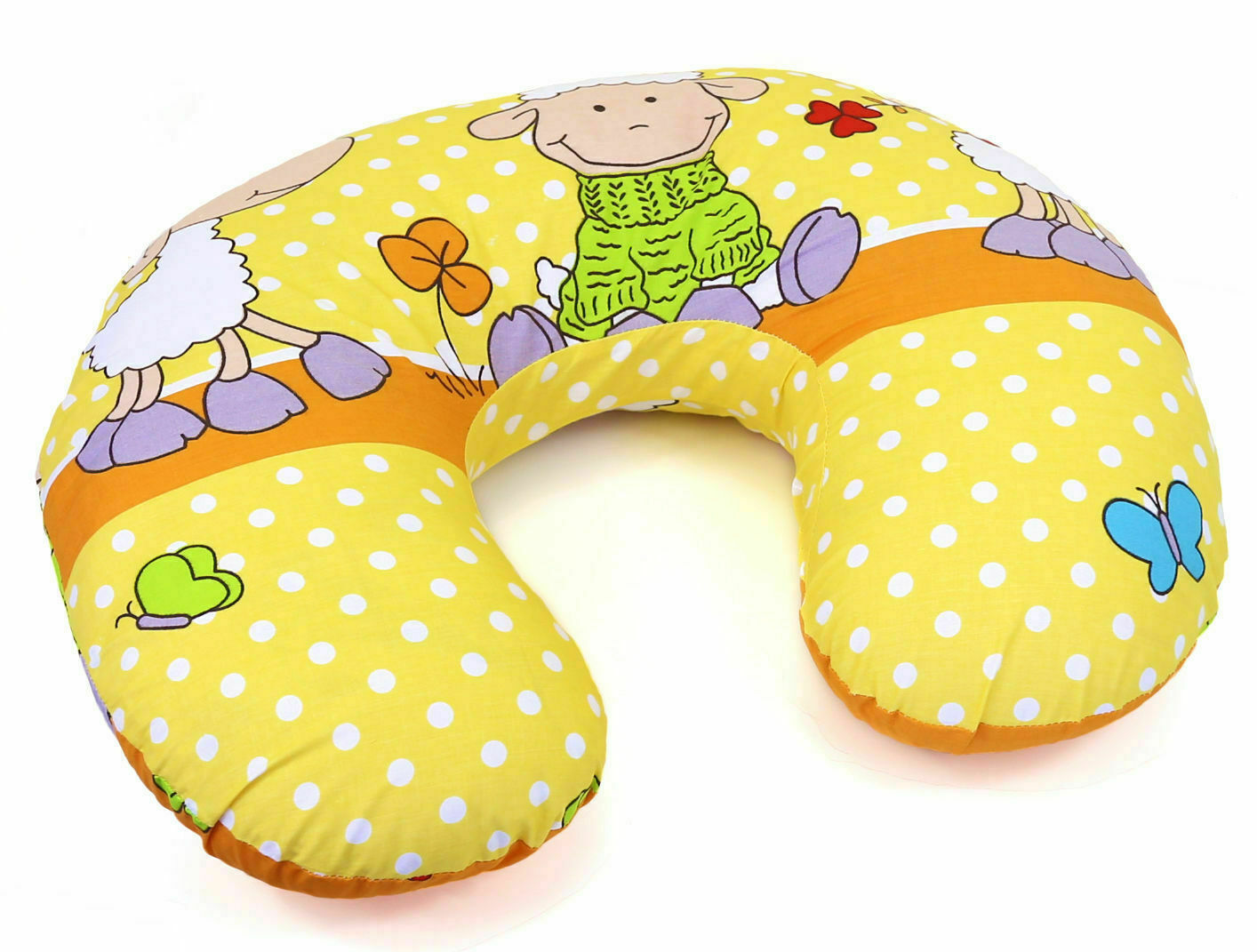 Cover Feeding Pillow Nursing Maternity Baby Breastfeeding Cotton Sheep Yellow - MyHappy Baby
