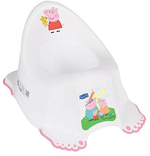 Baby Toilet Potty Chair Toodler Kids Training Seat Safe Non-Slip Peppa Pig Pink