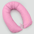 Large Breast Feeding Pillow Cotton Baby Nursing Maternity Pregnancy Pink