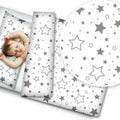 Baby bedding set 2pc 120x90 pillowcase duvet cover fit cot Milky Way