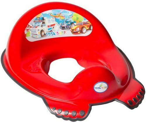 Toilet Training Seat Potty Toddler Boy Girl Trainer Safe Anti-Slip Cars Red