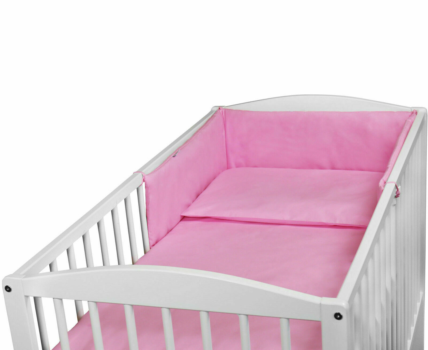 Baby bedding set 2pc 100% cotton pillowcase duvet cover 135x100cm - Pink - MyHappy Baby