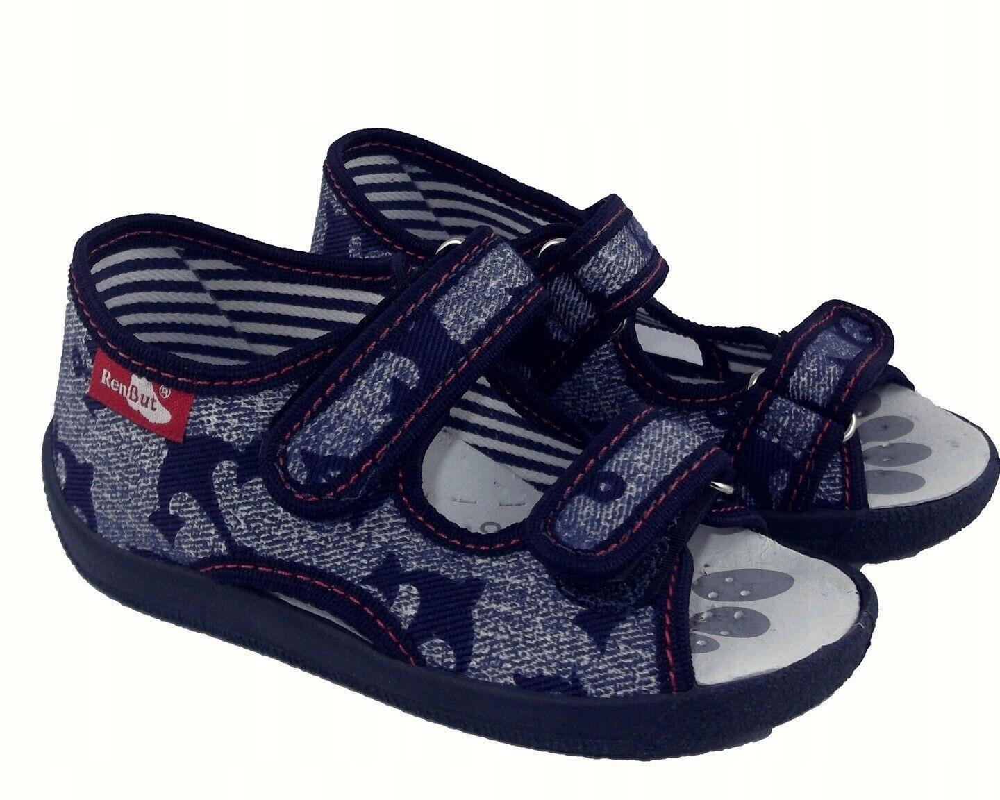 Boys Sandals Baby Children Kids Toddler Infant Casual Canvas Shoes Fasten #16