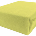 Terry Towelling Fitted Sheet 90X40cm Nursery Baby Crib/Cradle/ Soft/ Frotte Yellow