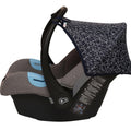 Car Seat Hood Replacement Universal Baby Cover Wind Sun Canopy Shade Waterproof - Shards Navy