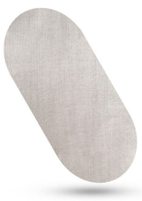 Cotton Fitted Baby Sheet Fit Moses Basket Pram 80X38cm Pearl Silver
