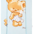 Baby 100% cotton changing mat child toddler Big Teddy Bear blue