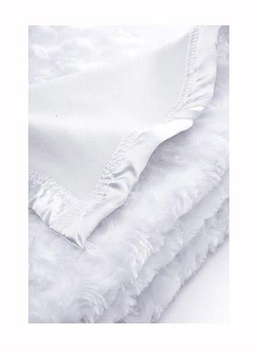 Baby Soft Cosy Blanket Microfibre Infant Nursery 75X100 Sensillo Deluxe White