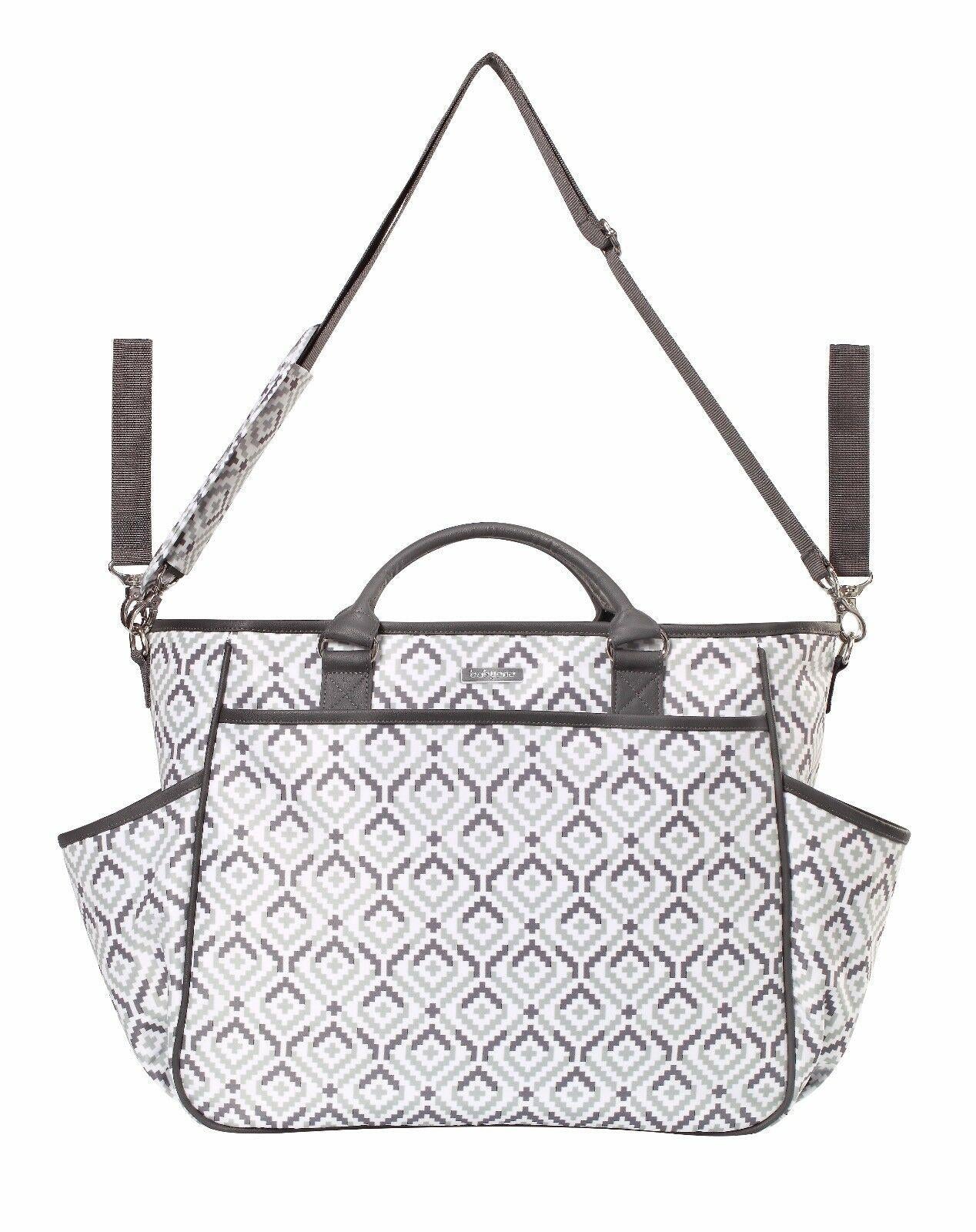 Baby Nappy Multi-Functional Diaper Bag Set With Changing Mat Babyono Chic Grey
