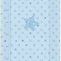 Baby Changing Mat Padded Hard Base 70X50cm Fit To Cot 120X60cm #14 Blue Stars