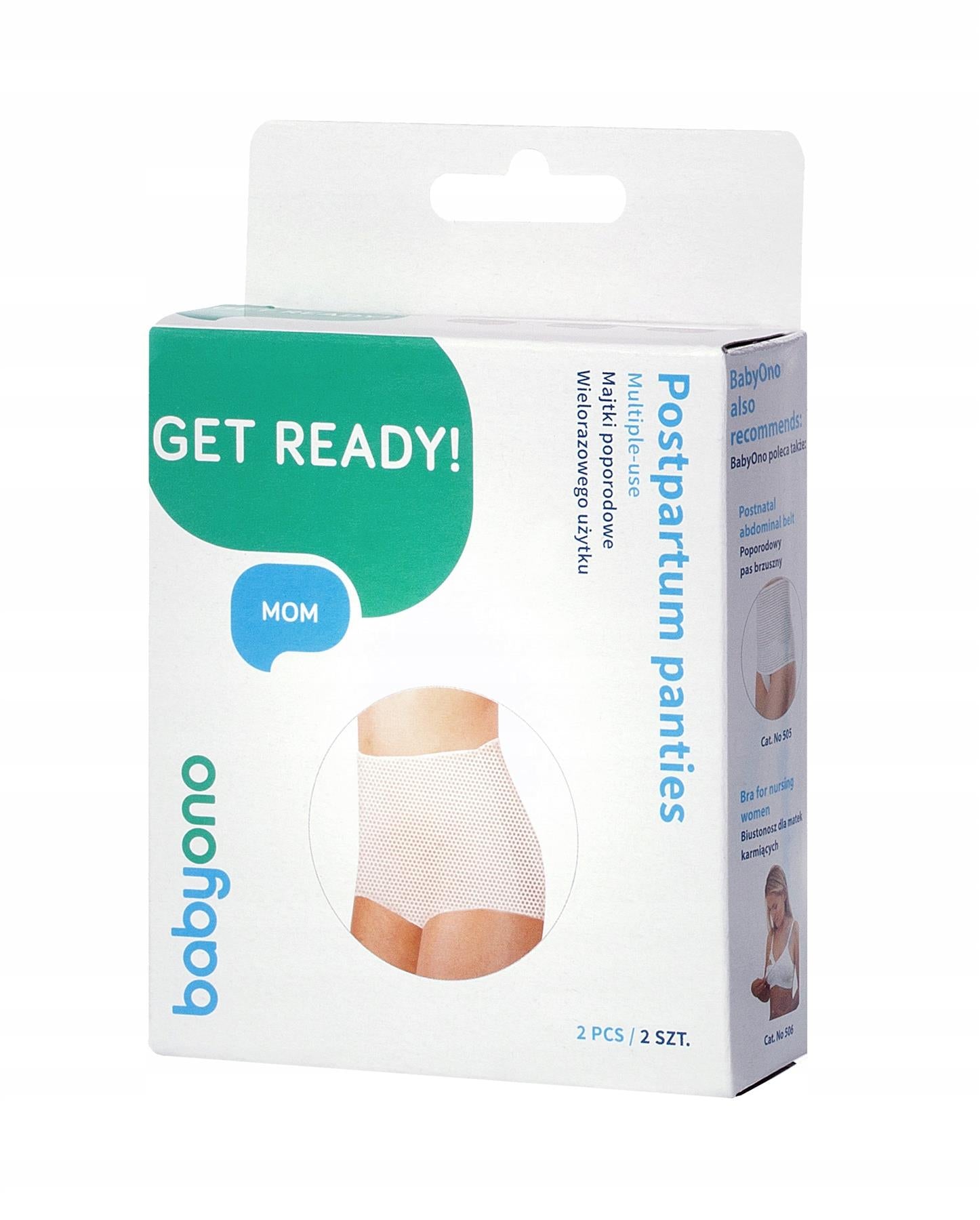 Mesh Post Partum Panties Pack Of 2 Babyono Mesh Underwear Size M