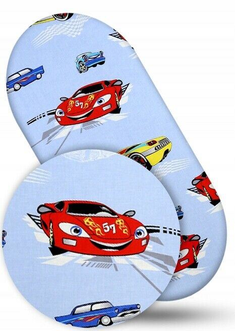 Cotton Fitted Baby Sheet Fit Moses Basket Pram 80X38cm Cars