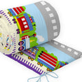 Baby Padded Bumper 100% Cotton To Fit Crib All Round 260cm Trucks