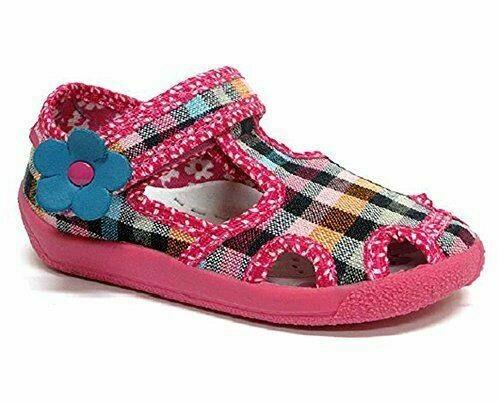 Girls Sandals Baby Children Kids Infant Casual Canvas Shoes Fasten #21