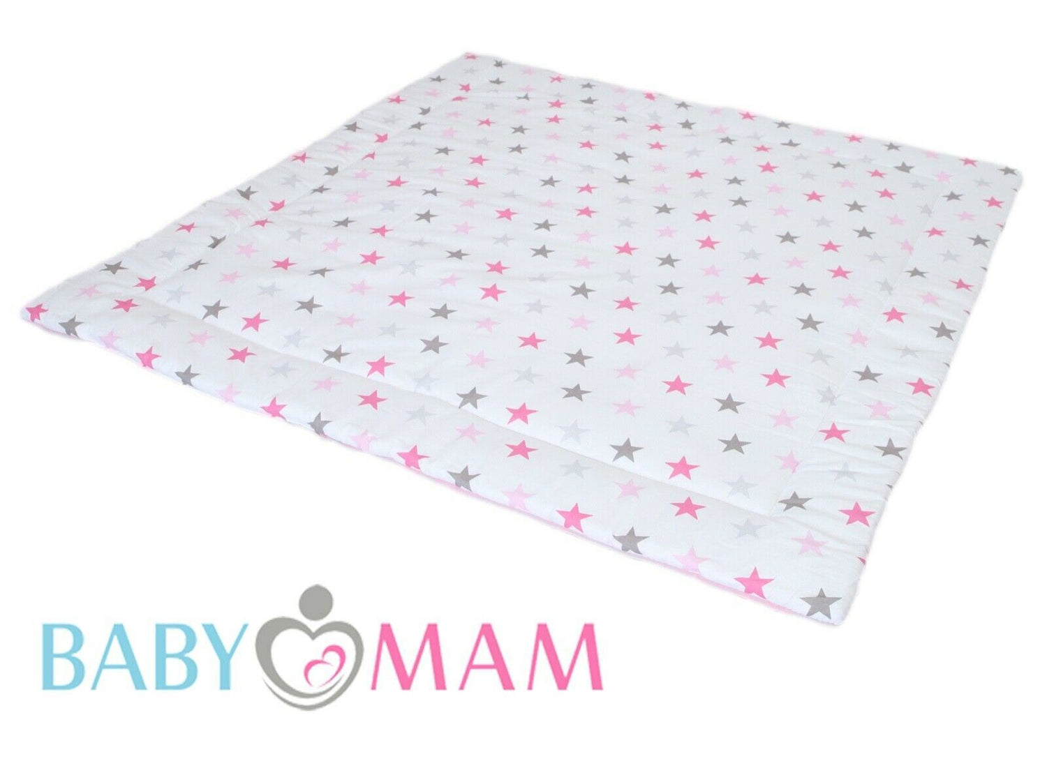 Teepee floor Double sided Cotton Padded Baby Kids Play Mat Star dreams