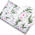 100% cotton fitted sheet printed design for baby crib 90x40cm Garden flowers